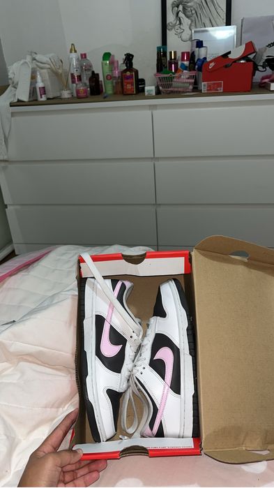 Tenis nike dunk rosa