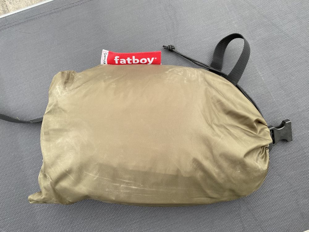 Fatboy Lamzac khaki materac pufa