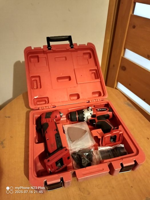 ZESTAW: Einhell VARRITO 18V+Einhell TE-CD 18/2 Li-Solo