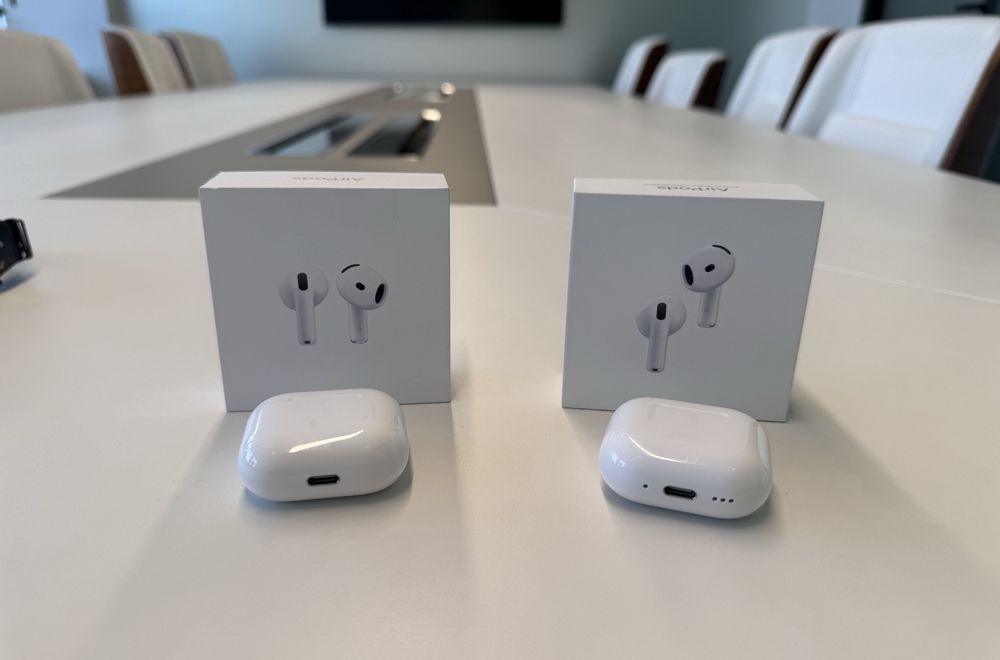 Беспроводные наушники AirPods 4 Lux+ 2024 с шумоподавлением вкладыши