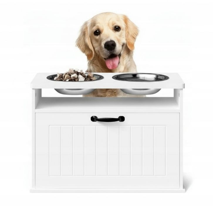 Pojemnik na karmę dla psa zwierząt dozownik karmy relaxdays