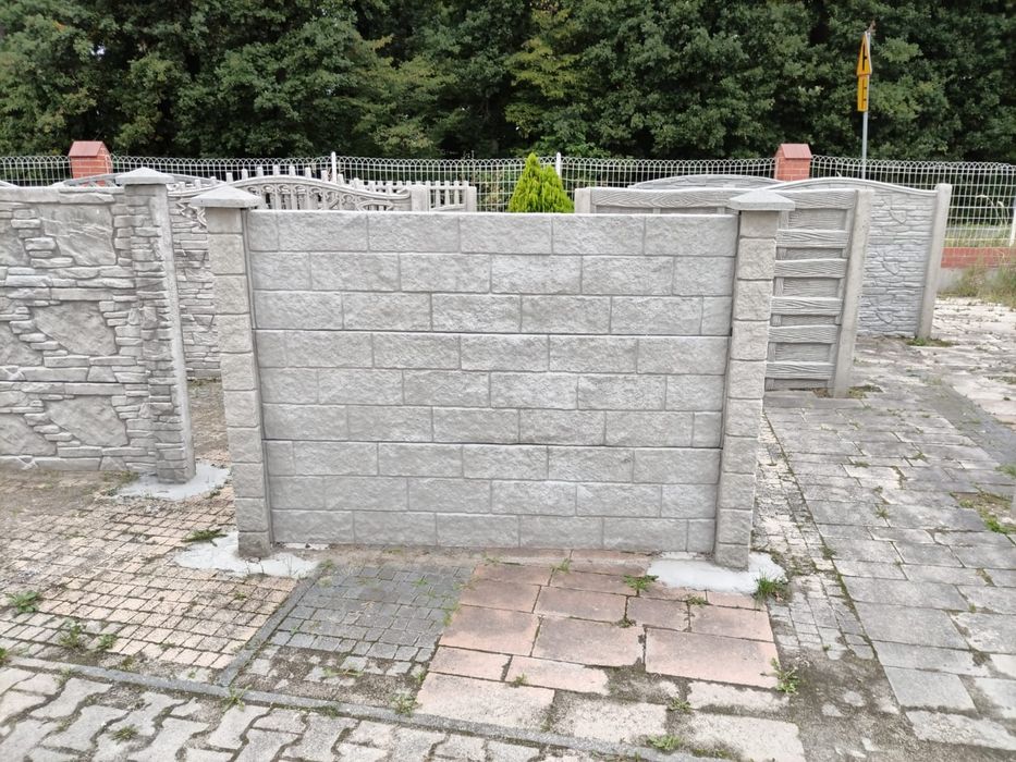 Ogrodzenia betonowe montaż płoty beton ogrodzenie betonowe ogrodzenie