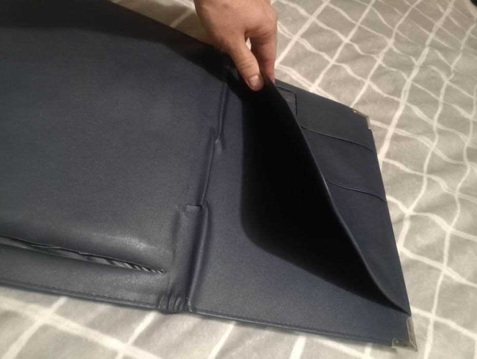 Папка-сегрегатор, для документів, шкіряна папка