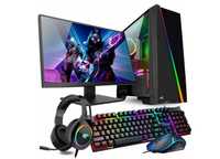 SUPER ZESTAW GAMINGOWY XXL Komputer Stacjonarny Monitor 1050Ti i7 -20%