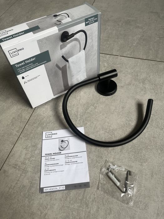 Wieszak uchwyt na reczniki Livarno Home