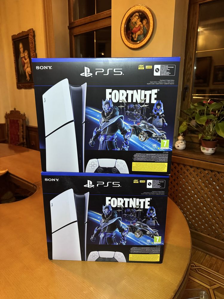 PS5 Slim Digital + Fornite 1Tb Гарантия