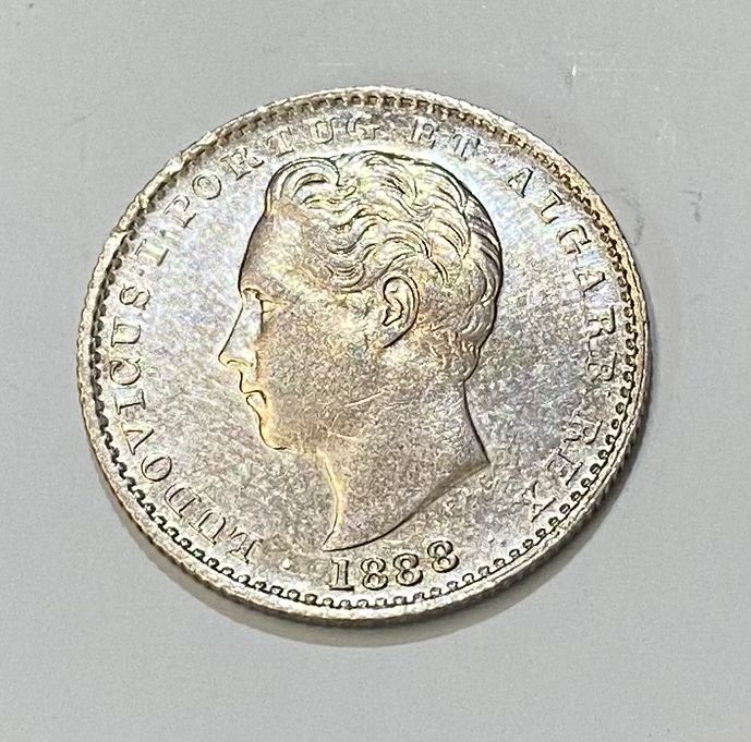 Moeda 100 Reis D LUIS I - 1888