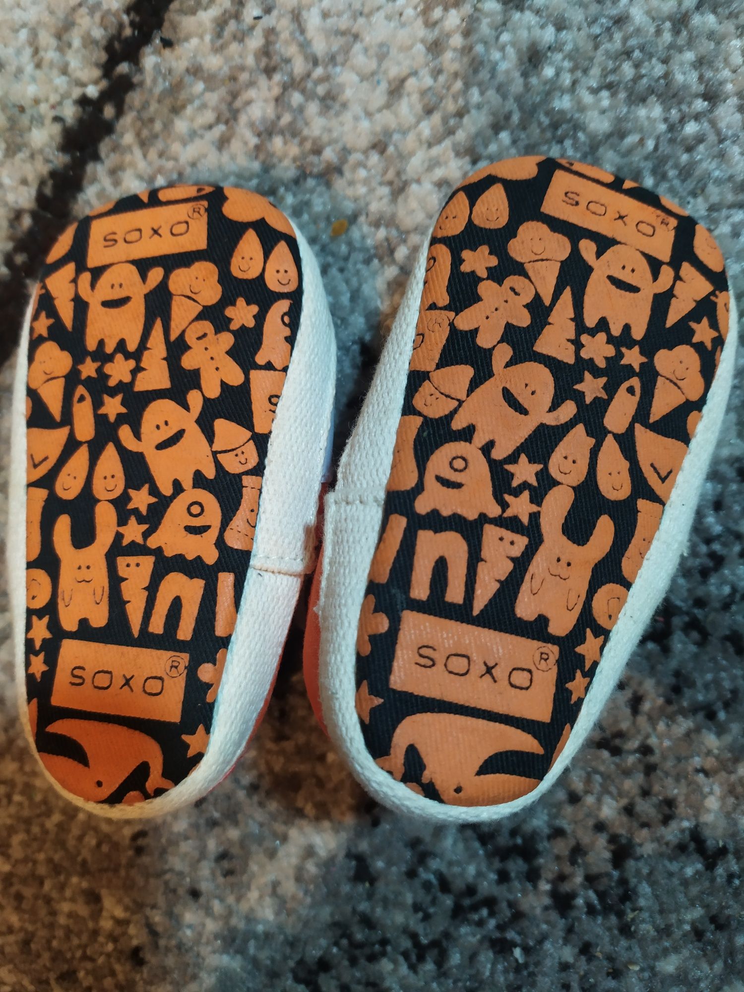 Kapciuszki kapcie soxo 12cm rozmiar 19
