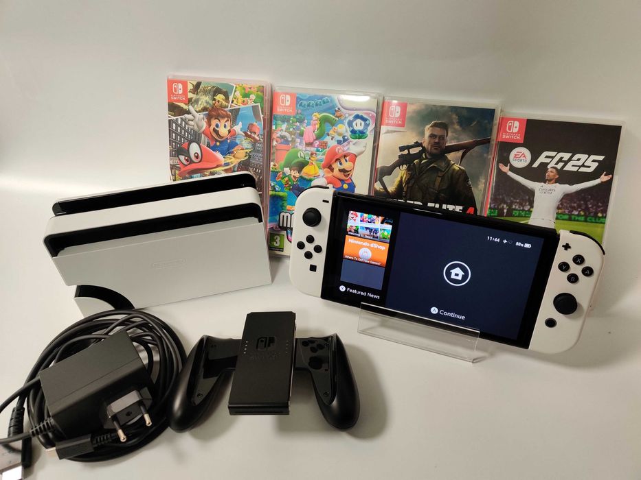 konsola nintendo switch oled 4 GRY ZESTAW