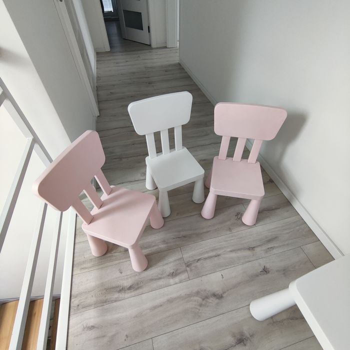 Mamut stolik i 3 krzesła