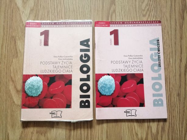Biologia 1 MAC podręcznik +zeszyt ćwiczeń
