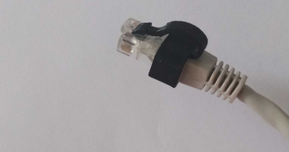 Пластиковая насадка для востановления сломаной защелки RJ45