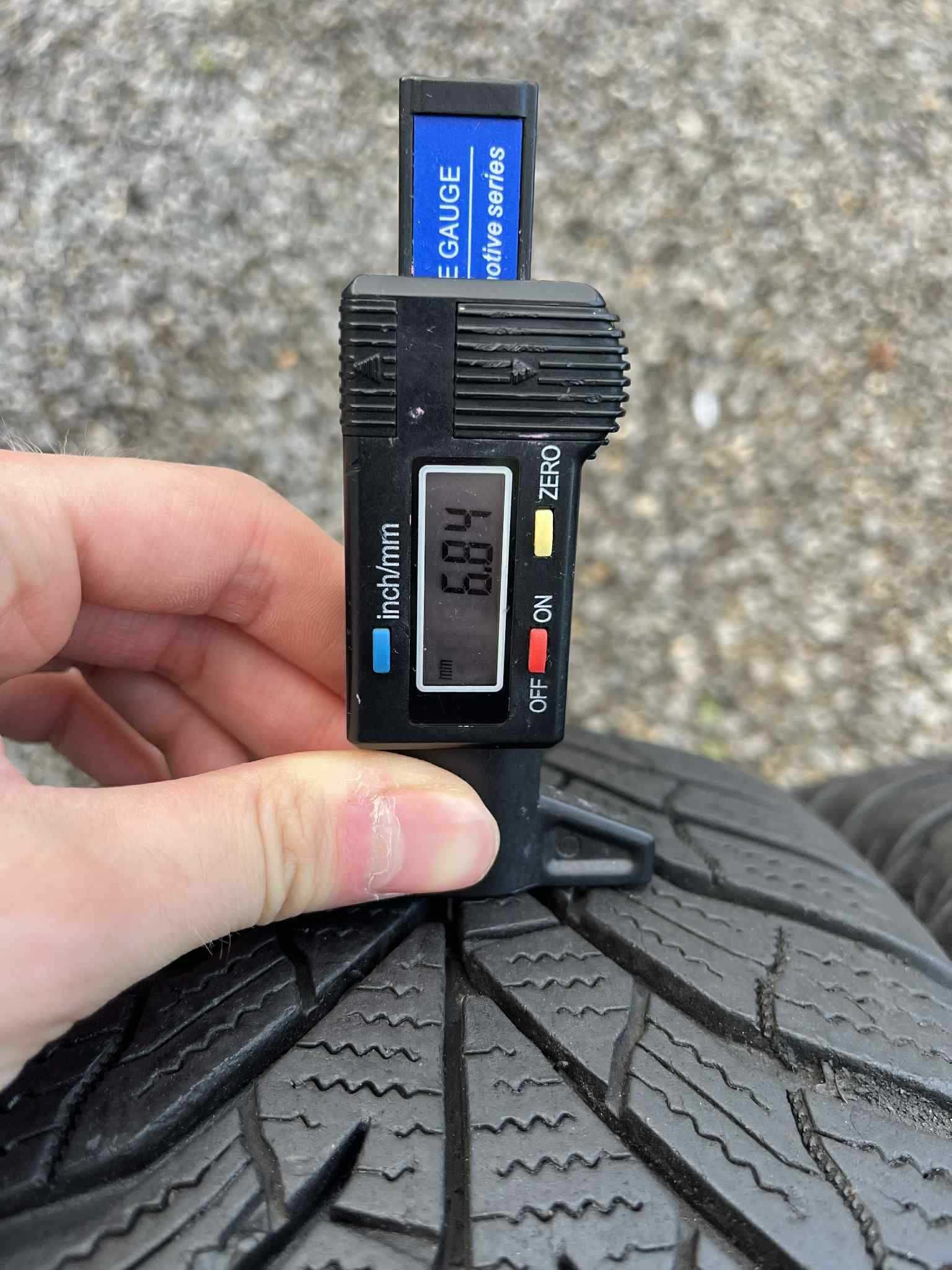 Opony 185/60R14 Kumho Wintercraft WP52 Zima 2sztuki 6,84mm bieżnika