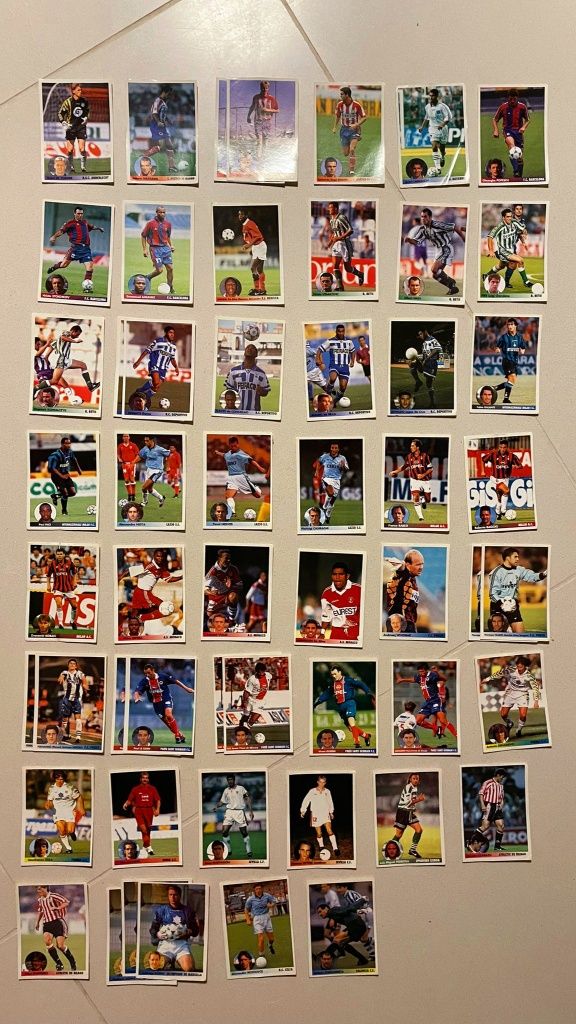 54 cromos "Los Mejores Equipos de Europa"