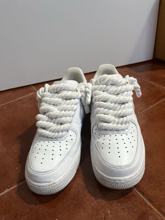 Tenis Nike air force com rope lace