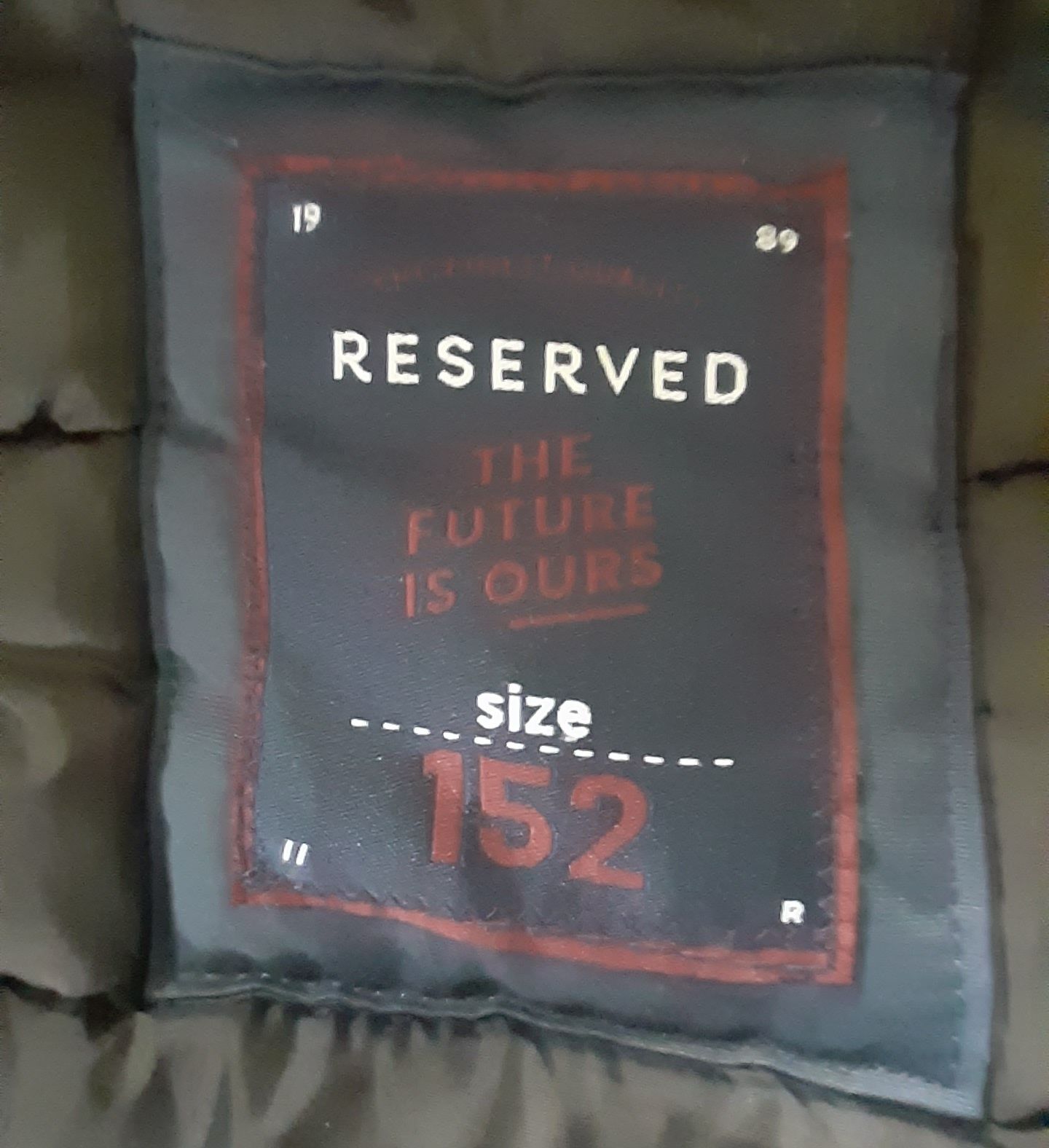 Kurtka zimowa z kapturem Reserved chłopięca rozmiar 152