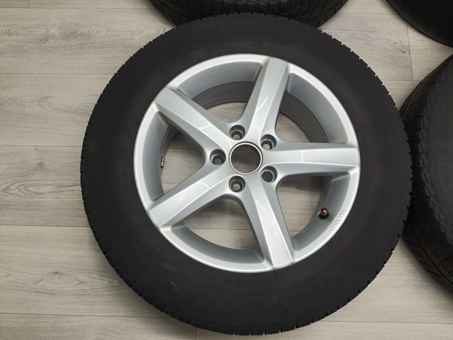 Диски р16 5/112 VW,Skoda,Seat,Audi з гумою Michelin 215/60/16