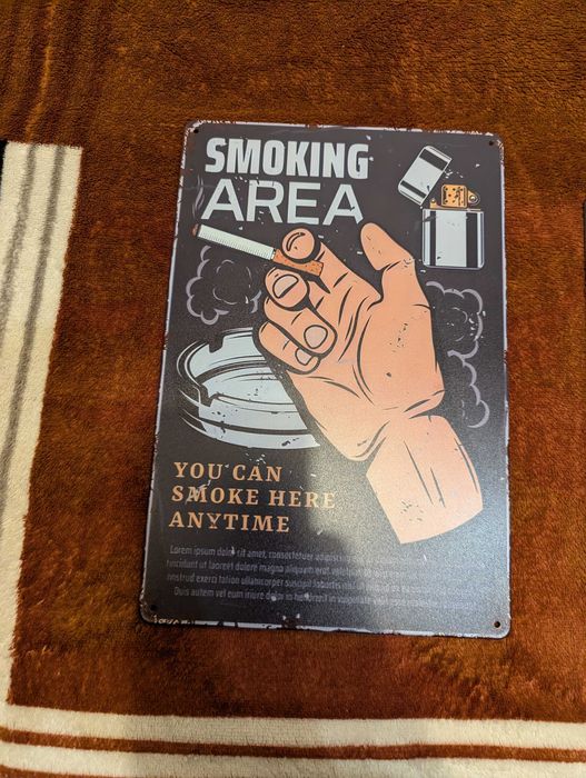 Металлическая прикольная табличка на подарок