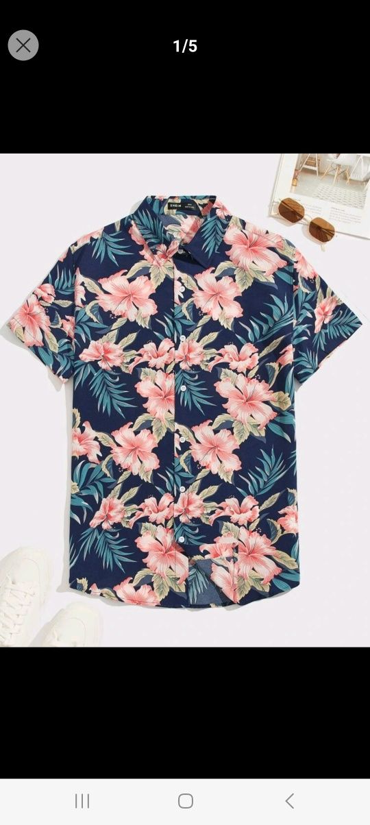 Camisa havaiana Shein