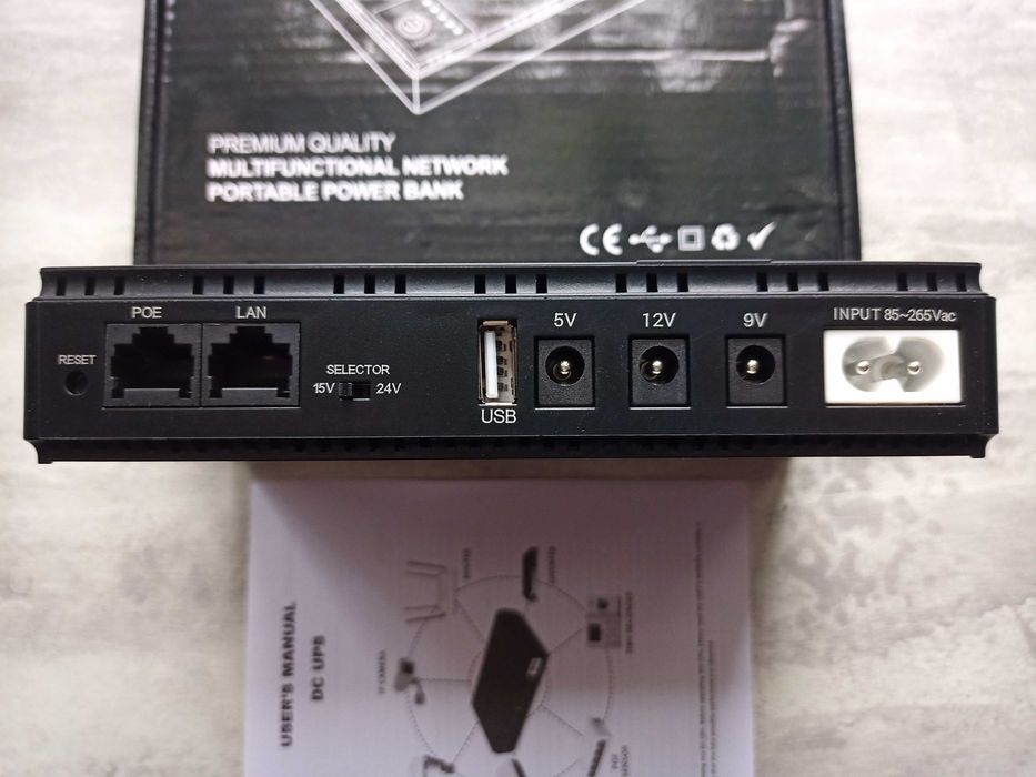 джерело безперебійного живлення UPS DC1036P для роутера