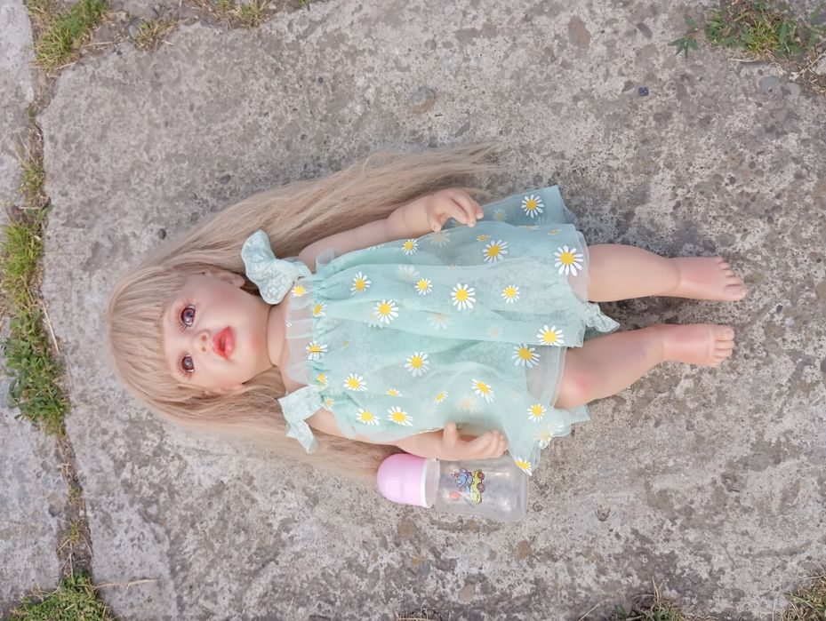Лялька кукла вінілова лялька реборн 60 см