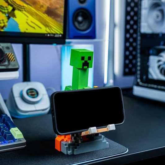 Figurka Uchwyt Na Telefon/ Pada/ Kontroler MINECRAFT CREEPER Nowa