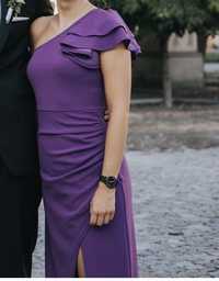 Fioletowa sukienka S