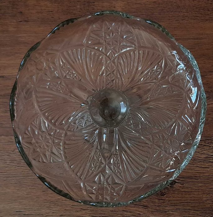 Patera / owocarka szklana, gotycka