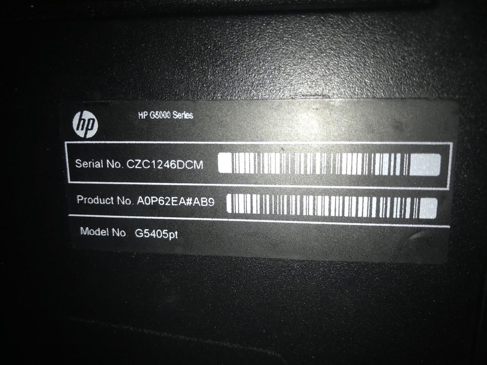 Vendo ou Troco - PC Desktop HP Pavilion G5405pt e Monitor LG Flatron