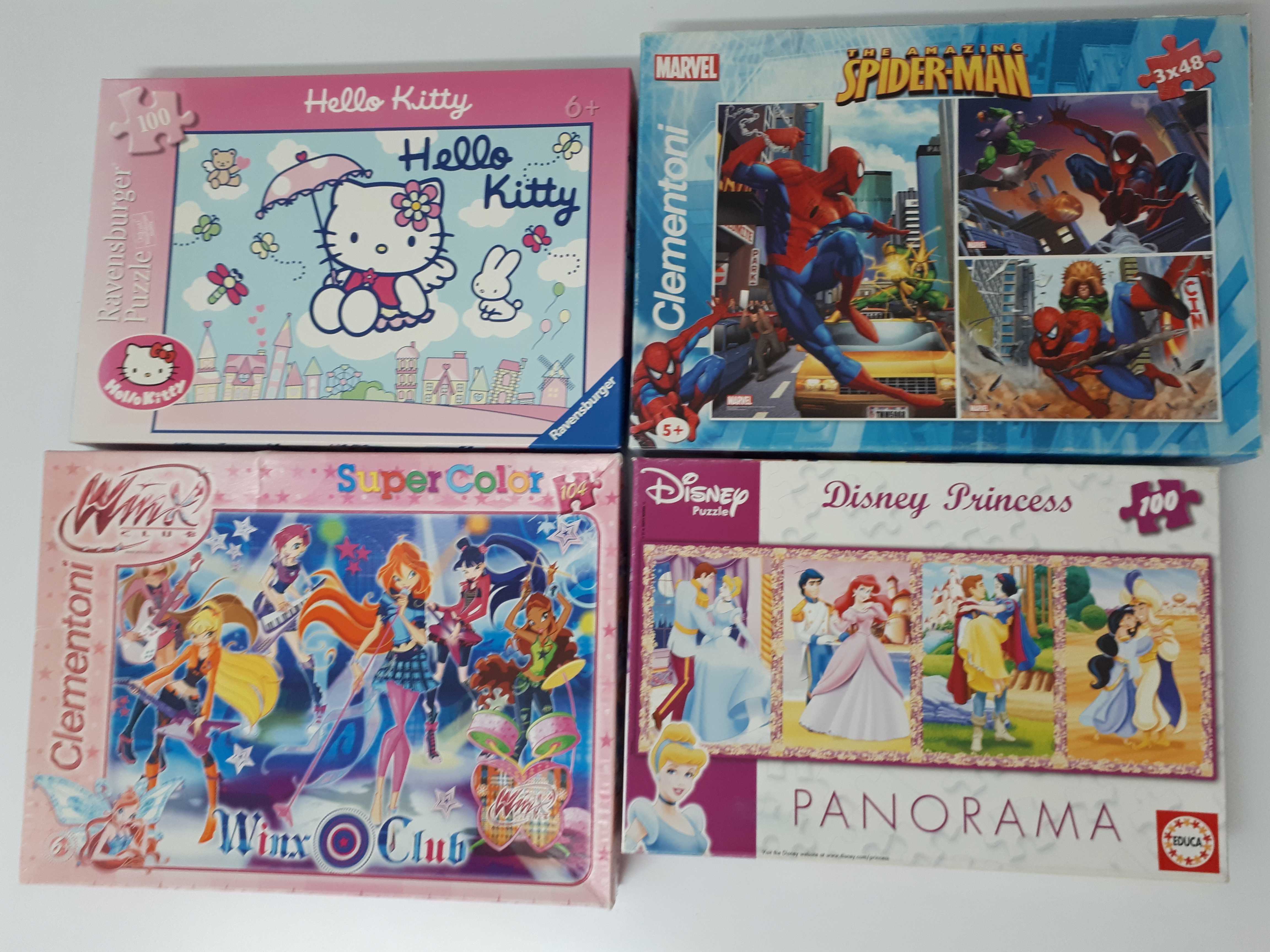 Puzzles vários 4 unidades