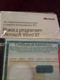 Microsoft Works dla Windows 95 i Microsoft Word 97.klucz licencyjny
