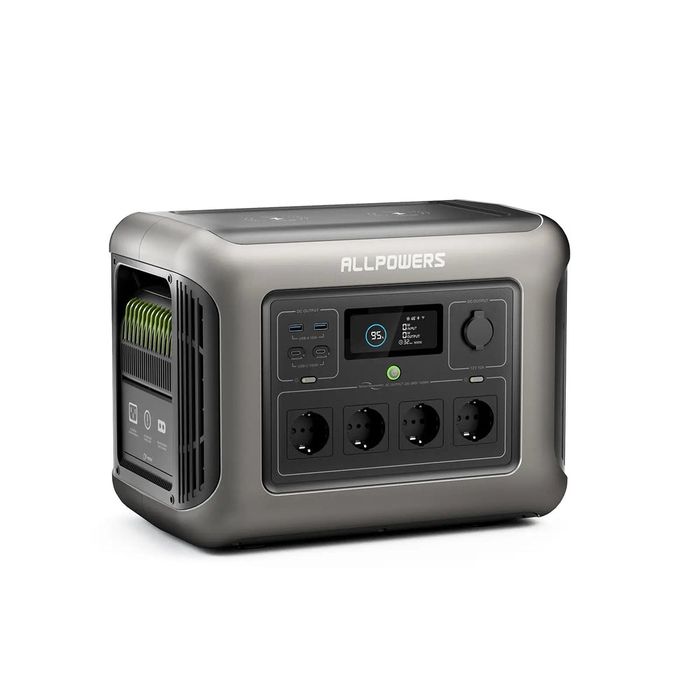 ALLPOWERS R1500 — портативна станція живлення 1800W, 1152Wh, LiFePO₄