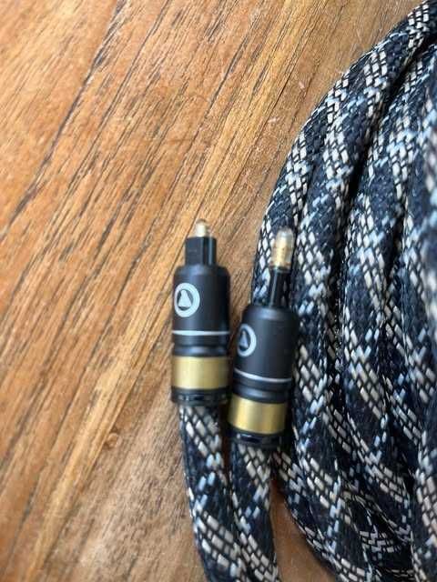 Kabel optyczny toslink ViaBlue H-Flex - mini toslink Hi-End 8m