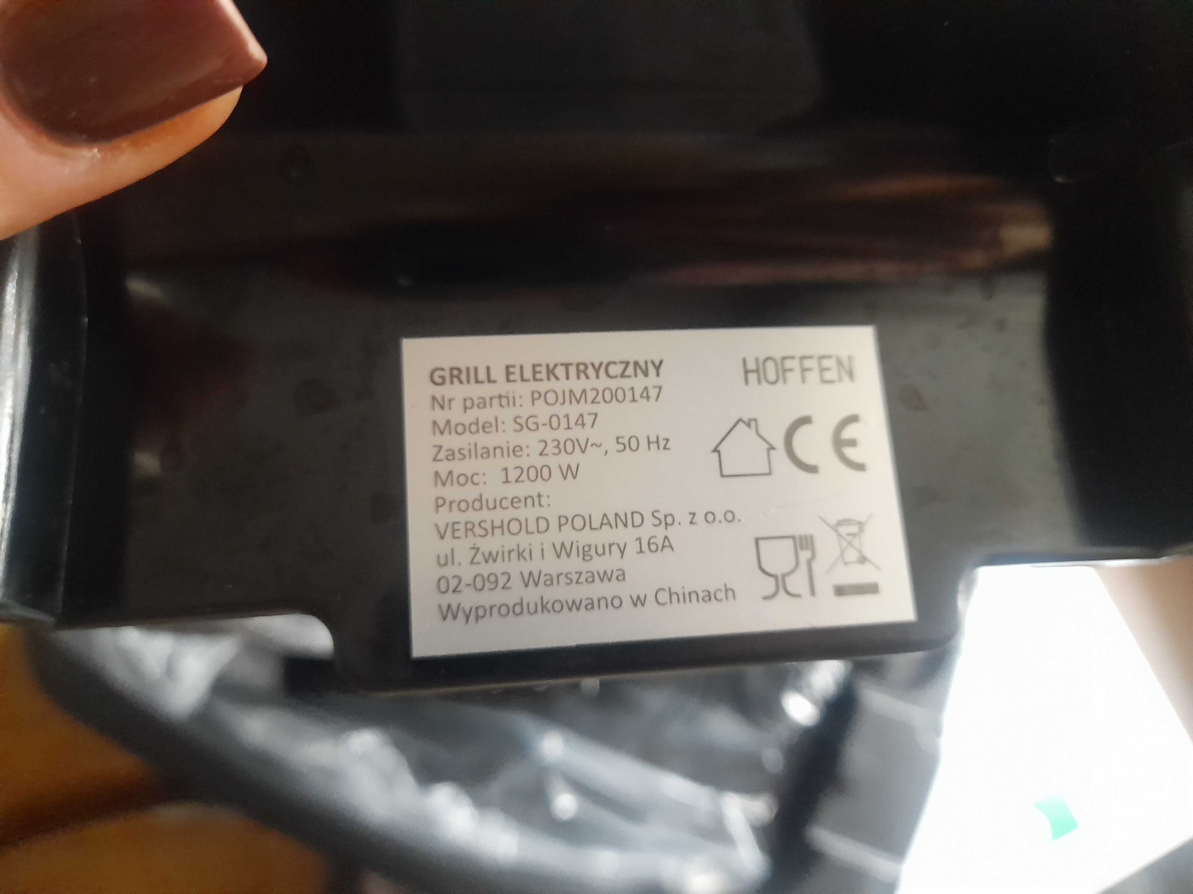 Grill elektryczny Hoffen