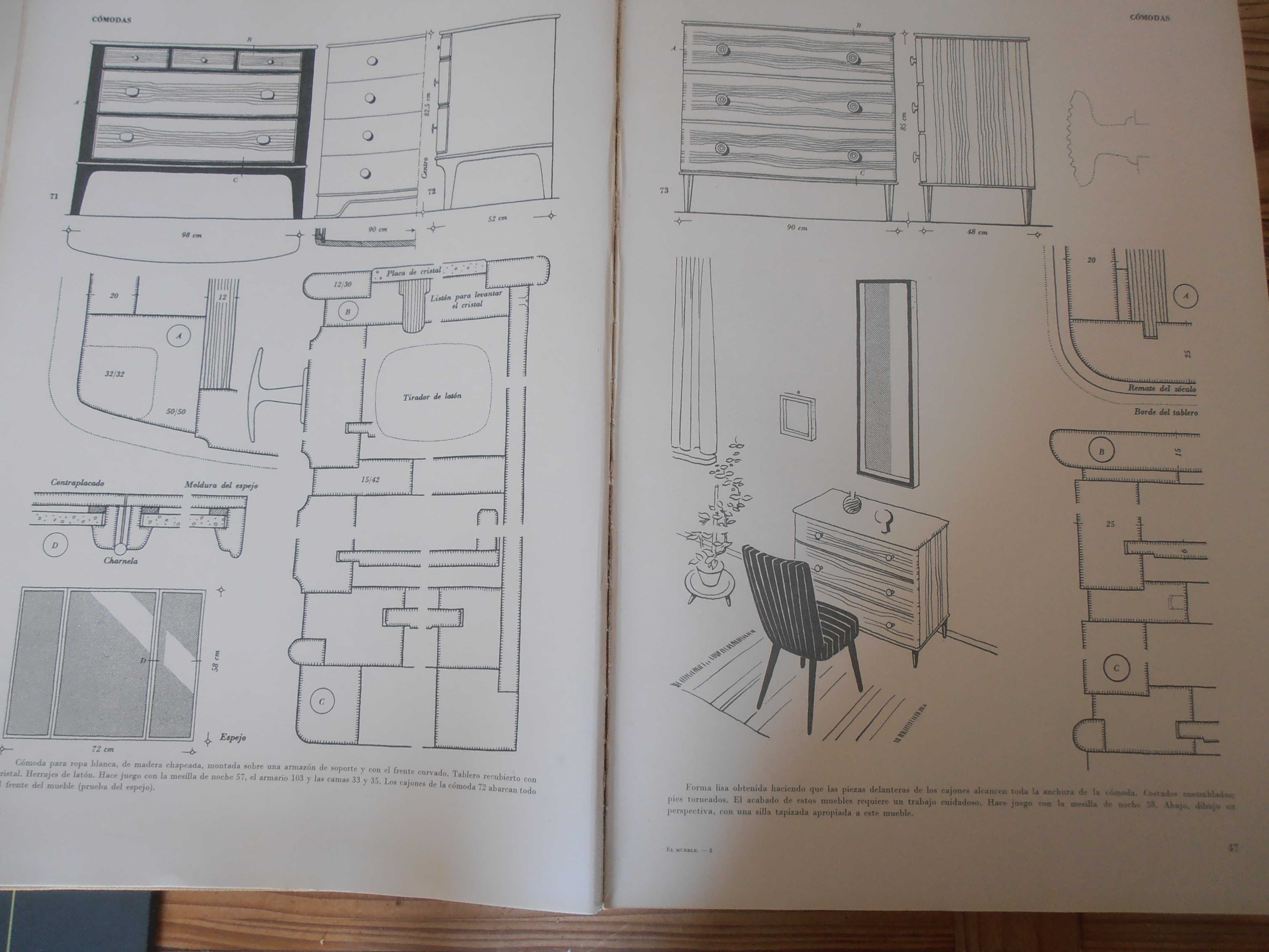 haberer-eichhorn- el mueble, 1ºed.1959, 350 modelos carpintaria