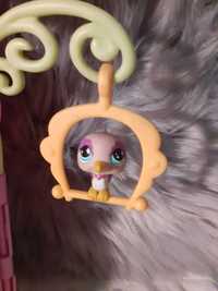 LPS Littlest Pet Shop Fioletowy ptaszek (Rzadki)