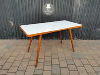 Ława, stolik kawowy proj. J. Jiroutek, Czechosłowacja '60 Design, PRL
