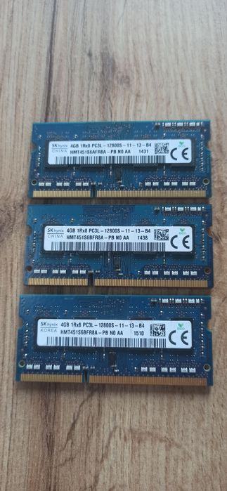Pamięć RAM DDR3 4GB do laptopa – różne modele, firmy i częstotliwości