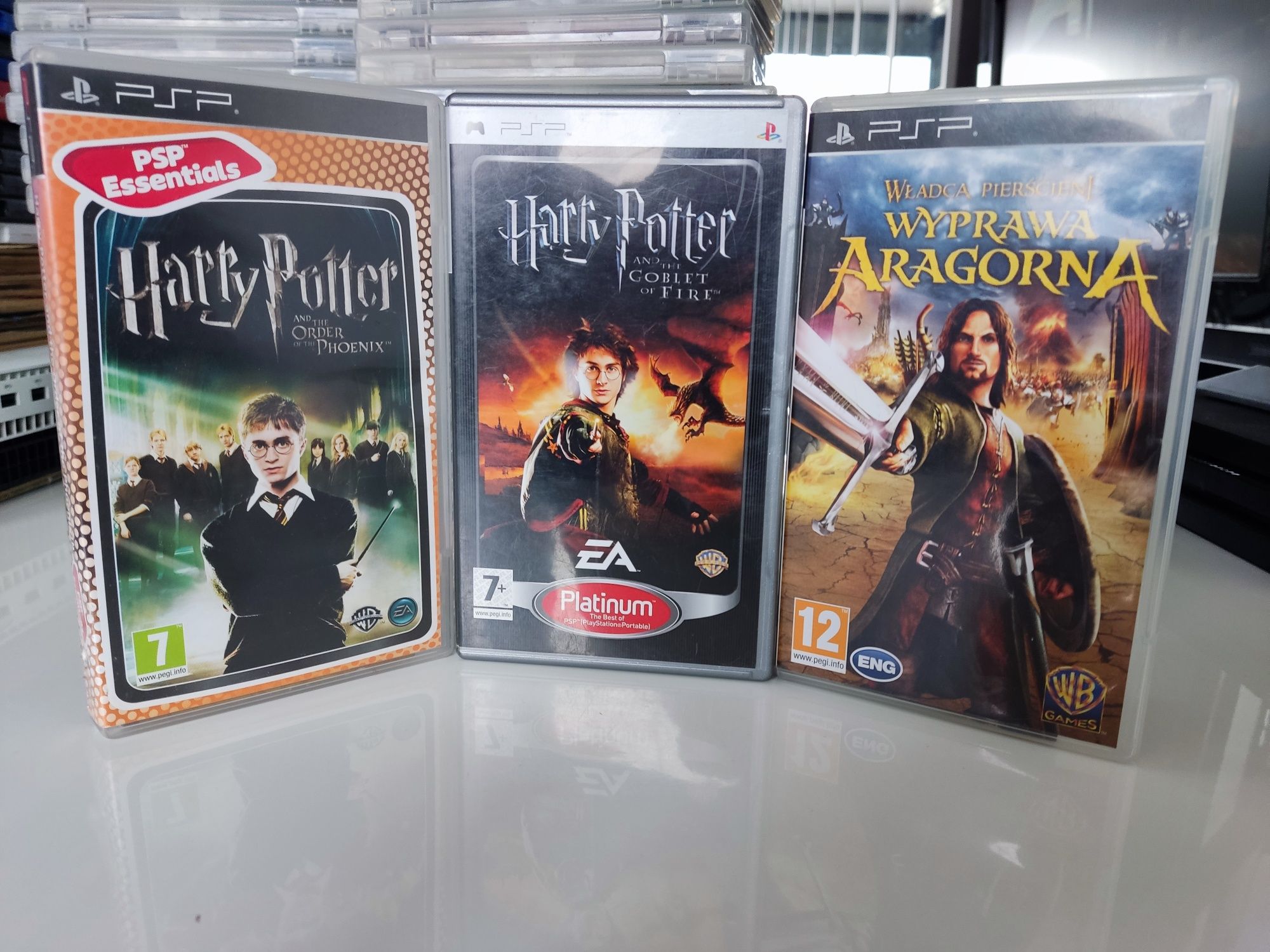 Harry Potter i Władca Pierścieni, 3 gry z okładkami PL na Sony PSP