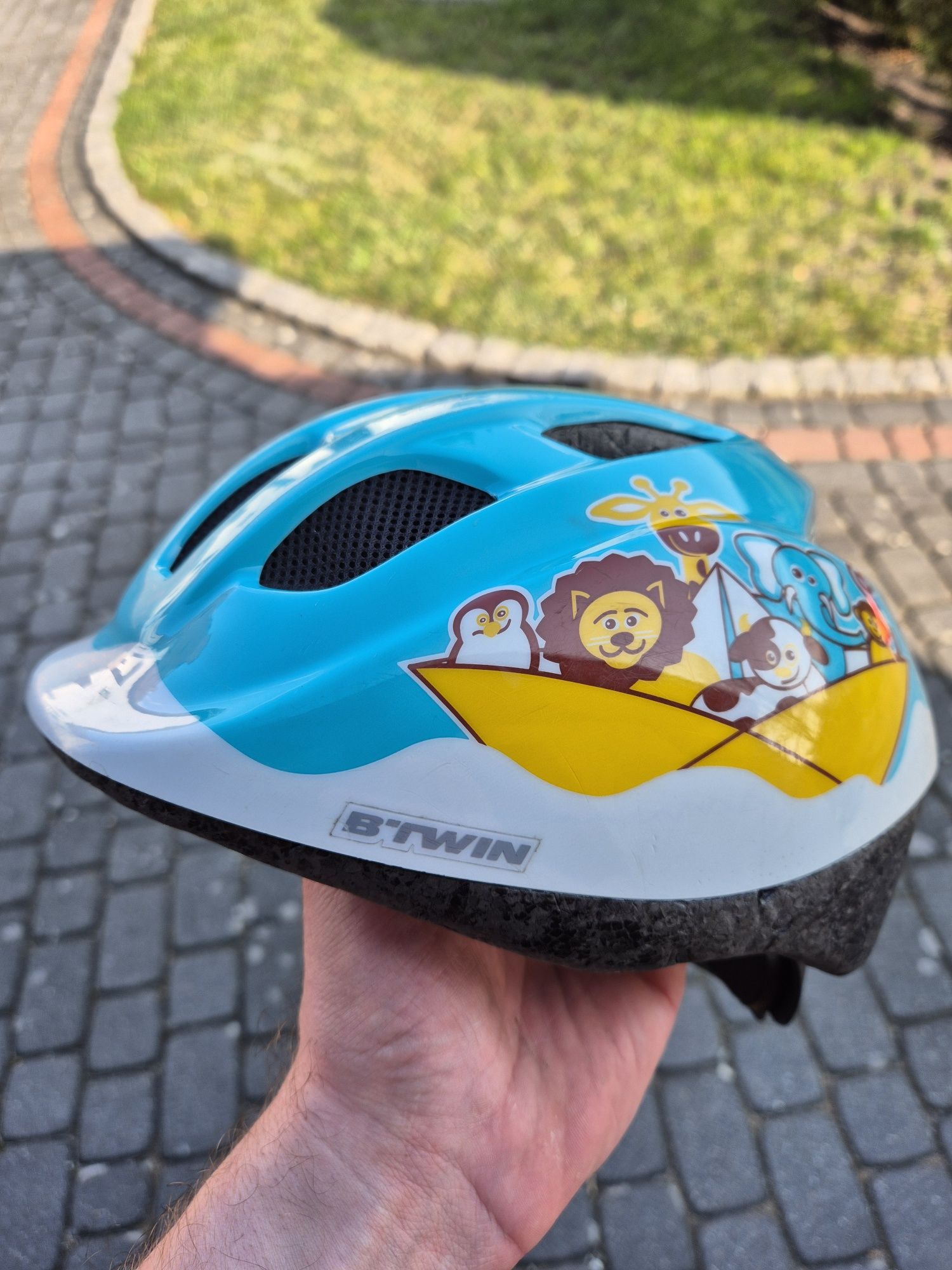 Kask dziecięcy Btwin Baby H 300 Blue