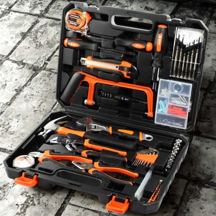 XXL Mocny Zestaw Narzędzi 100 EL Walizka Narzędziowa Do Majsterkowania