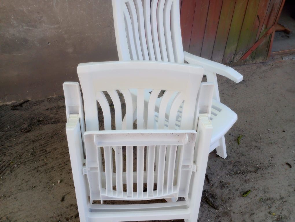 Rozkładane krzesła ogrodowe