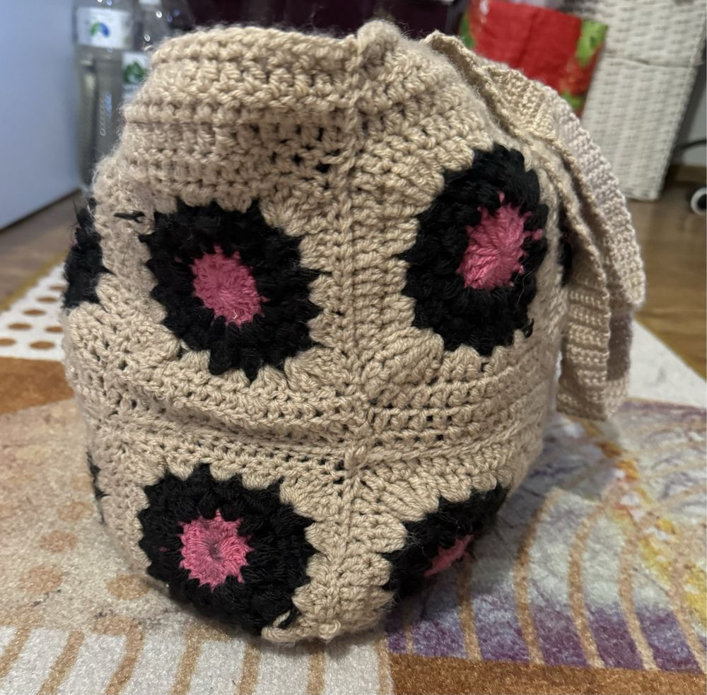 Torebka szydełkowa handmade