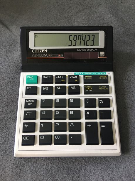 Kalkulator Citizen CT-612V Large Display