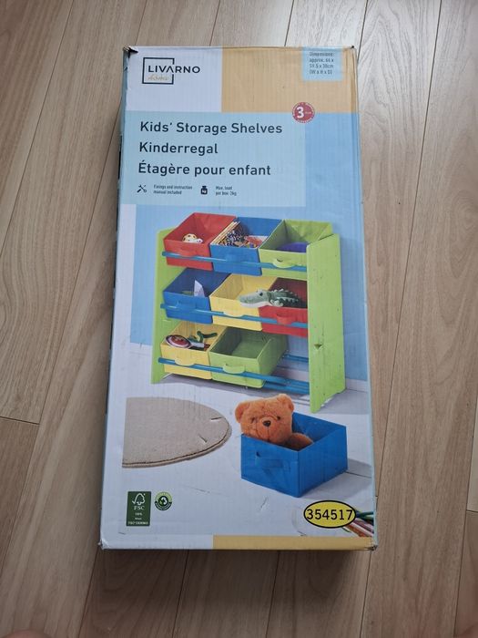 Regał dziecięcy na zabawki