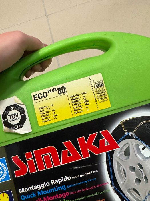 Łańcuchy Samochodowe na Zimę SIMAKA Eco Plus 80