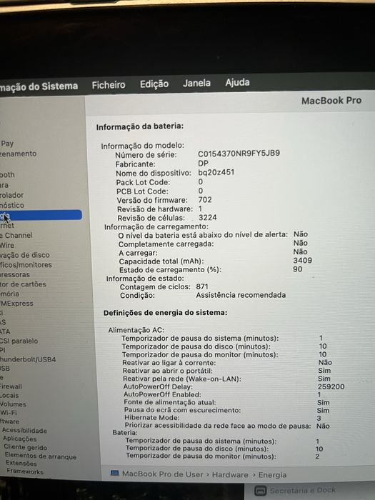 Macbook Pro 13 i5 2.7Ghz A1502 | 8gb ram | ssd 250gb