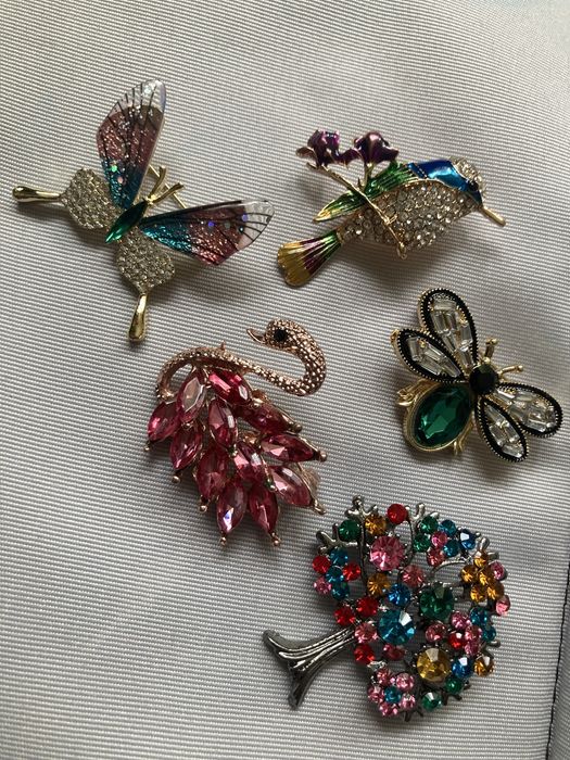 Broszka broszki zestaw