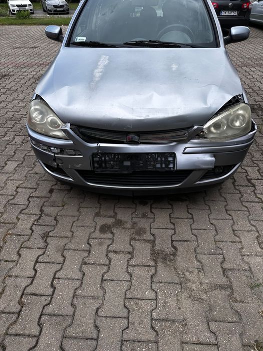 Opel Corsa po kolizji