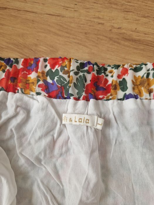 Długa spódnica w kwiatki